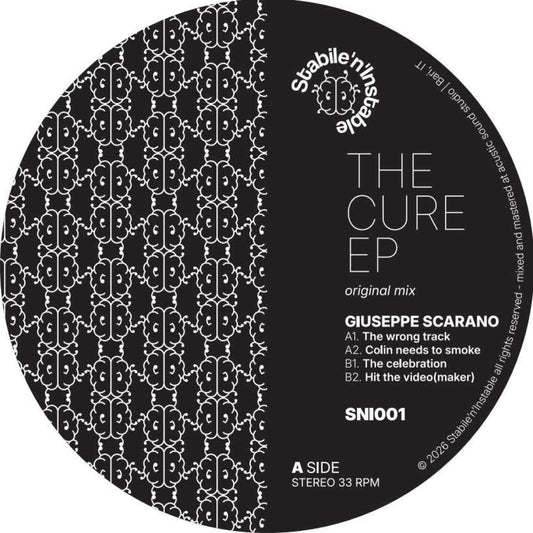 Giuseppe Scarano - (PRESALE TBD) The Cure (VINYL 12" Stabile'n'Instable) | NEW - TECH HOUSE *NEW*
