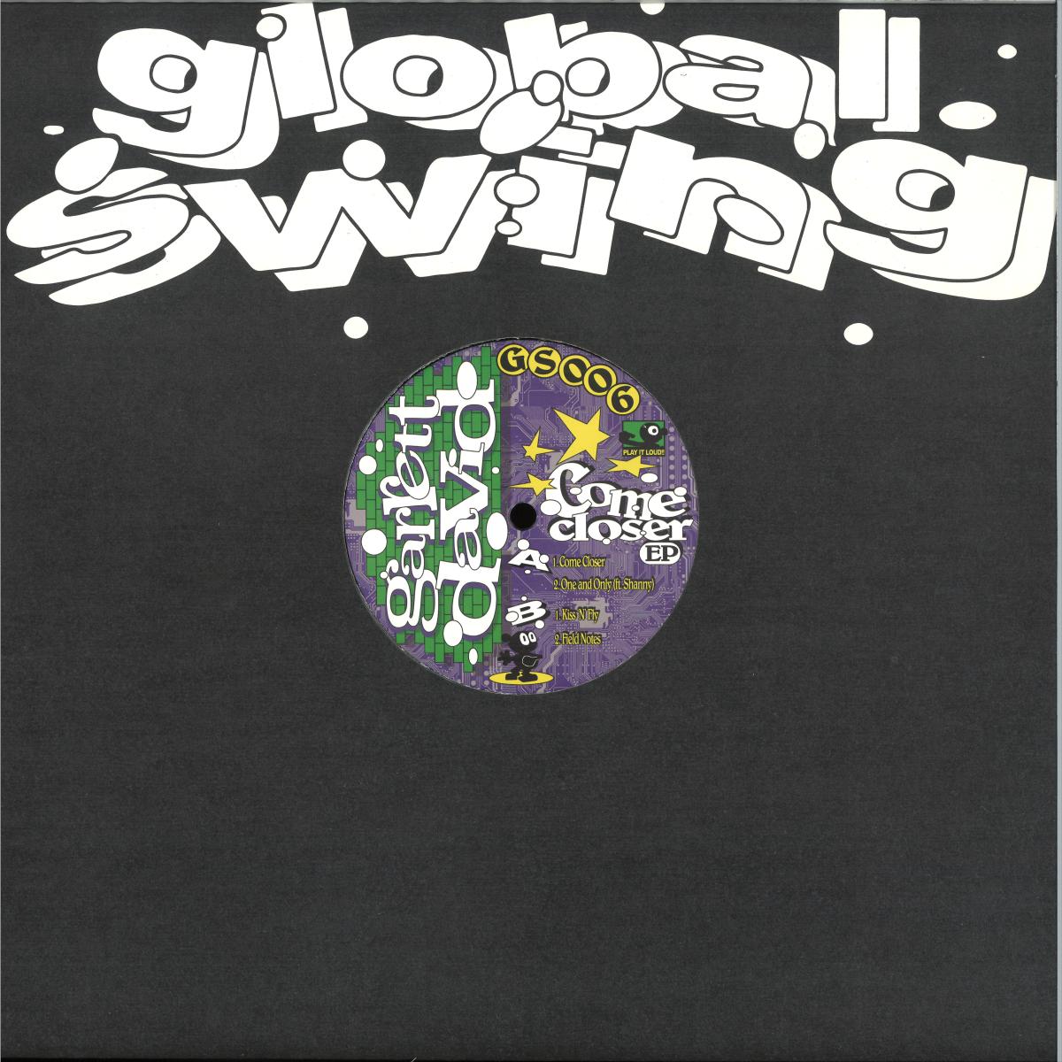 Garrett David - Come Closer (VINYL 12" Global Swing) | NEW - TECH HOUSE *NEW*