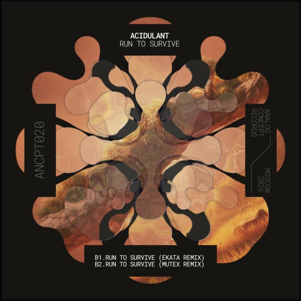 Acidulant - (PRESALE TBD) Run To Survive (VINYL 12" Analog Concept ANCPT020) | NEW - TECH HOUSE *NEW*