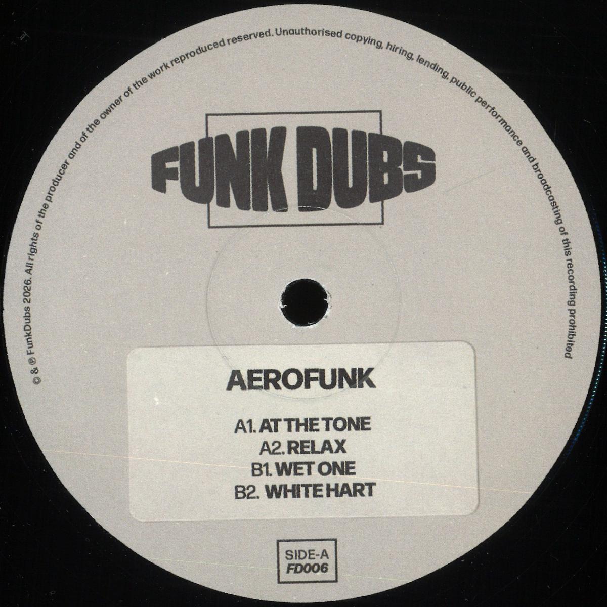 Aerofunk - At The Tone (VINYL 12" Funk Dubs) | NEW - TECH HOUSE *NEW*