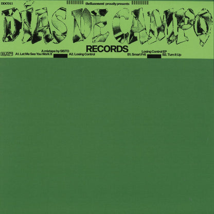 Sisto - Losing Control (VINYL 12" Días De Campo) | NEW - TECH HOUSE *NEW*