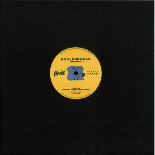 Boulderhead - Sunshine (VINYL 12" Haŵs) | NEW - TECH HOUSE/PROGRESSIVE *NEW*