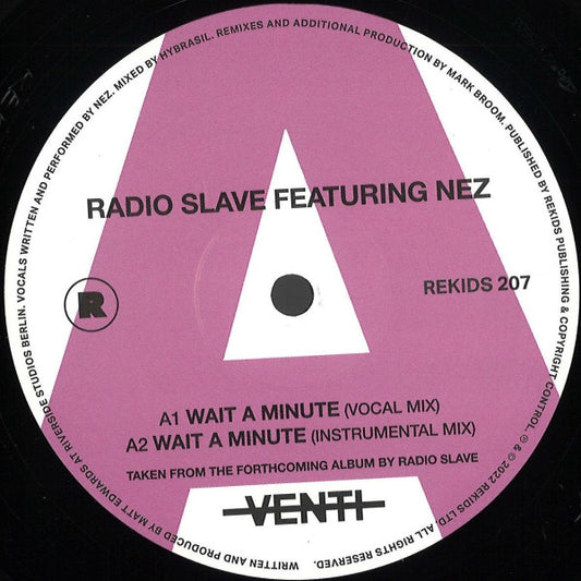 Wait A Minute (VINYL) | Mint (M) Mint (M) - TECH HOUSE *SEALED*