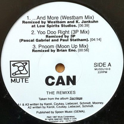 The Remixes (12" VINYL) | Excellent+ (EX+) Generic - TECHNO / USED *EXCELLENT+*