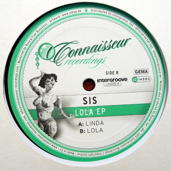 Lola EP (VINYL) | - TECH HOUSE / USED *EXCELLENT*