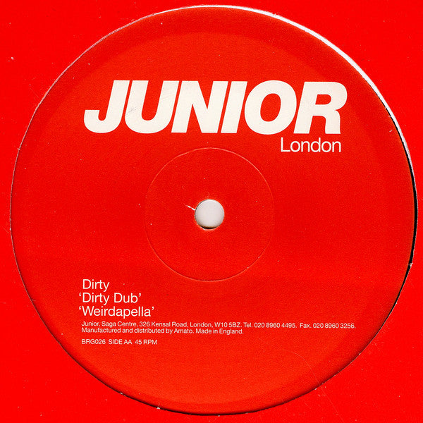 Dirty (VINYL) | Excellent (EX) Very Good (VG) - TECH HOUSE / USED *EXCELLENT*