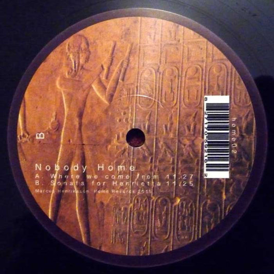 Nobody Home (3) - Where We Come From EP | Excellent (EX) Generic - TECH HOUSE / USED *EXCELLENT*