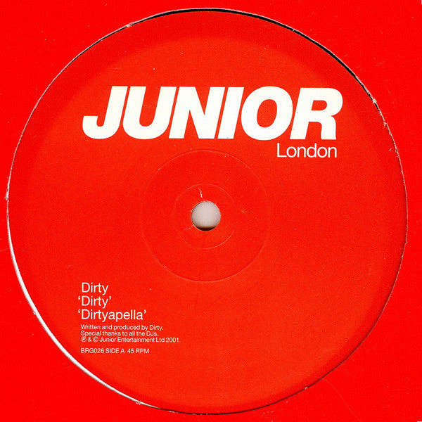 Dirty (VINYL) | Excellent (EX) Very Good (VG) - TECH HOUSE / USED *EXCELLENT*