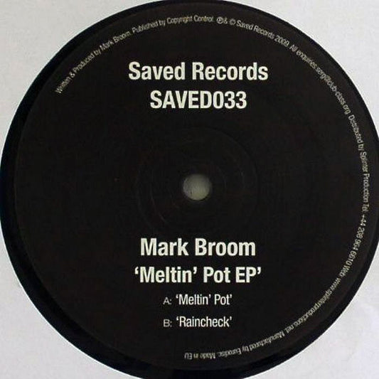 Mark Broom - Meltin' Pot EP | Near Mint (NM) Generic - TECH HOUSE / USED *NEAR MINT*