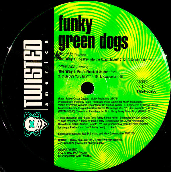 Funky Green Dogs - The Way | Near Mint (NM) Excellent (EX) - TECH HOUSE / USED *NEAR MINT*