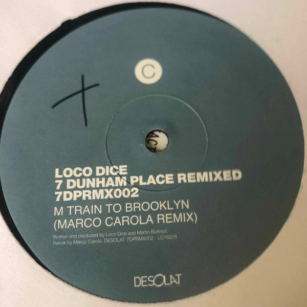 Loco Dice - 7 Dunham Place Remixed *RECORD 2 ONLY* | Near Mint (NM) Generic - TECH HOUSE / USED *NEAR MINT*