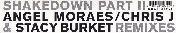 Stacy Burket - Shakedown Part II | Near Mint (NM) Excellent (EX) - TECH HOUSE / USED *NEAR MINT*