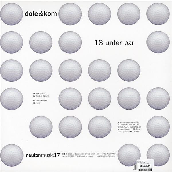 18 Unter Par (12") | Very Good Plus (VG+) Generic - TECH HOUSE / USED *VERY GOOD+*