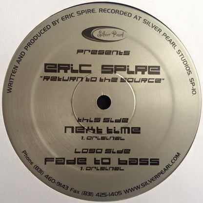 Eric Spire - Return To The Source | Very Good Plus (VG+) Near Mint (NM) - TECH HOUSE / USED *VERY GOOD++*