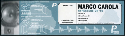 Hypertension '99 E.P. | Very Good Plus (VG+) Very Good Plus (VG+) - TECH HOUSE / USED *VERY GOOD+*