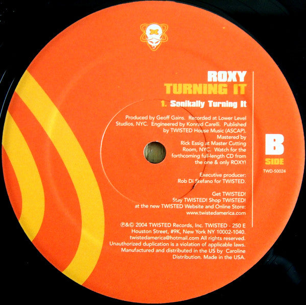Roxy - Turning It | Very Good Plus (VG+) Very Good Plus (VG+) - TECH HOUSE / USED *VERY GOOD+*