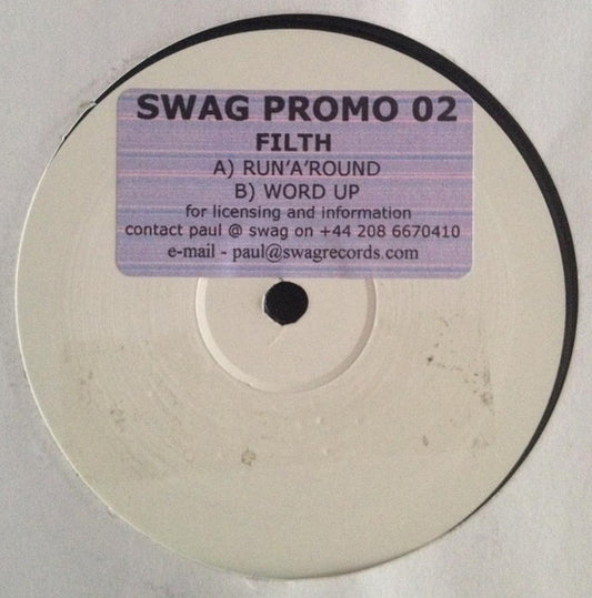 Filth - Runaround | Very Good (VG) Generic - TECH HOUSE / USED *VERY GOOD*