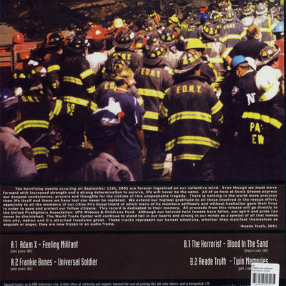 Symbol Of Strength - A United Effort: Techno Against Terrorism (VINYL) | Very Good (VG) Very Good (VG) - TECH HOUSE / USED *VERY GOOD*