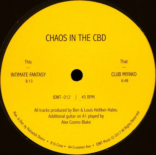 Chaos In The CBD Intimate Fantasy 12" Mint (M) Generic