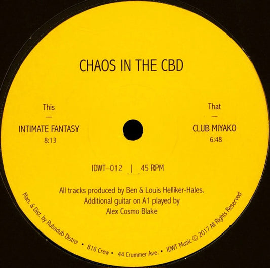 Chaos In The CBD Intimate Fantasy 12" Mint (M) Generic