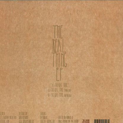 The Real Thing EP | Mint (M) Mint (M) - TECH HOUSE