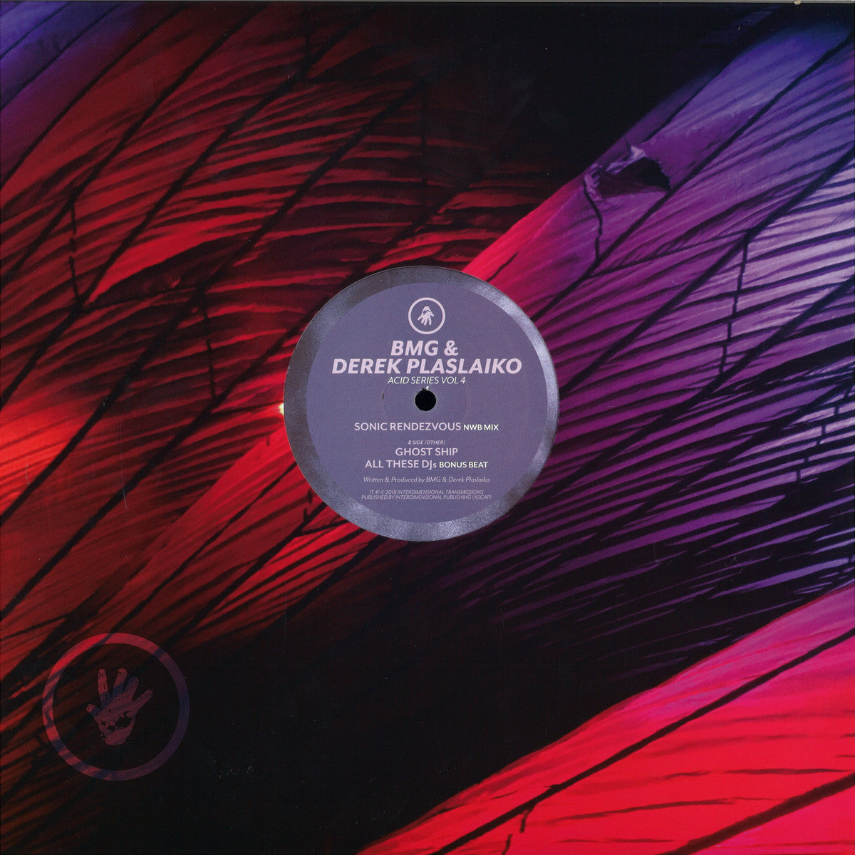BMG & Derek Plaslaiko - Acid Series Vol 4 (VINYL 12" Interdimensional Transmissions) | NEW - TECHNO/ACID *NEW*