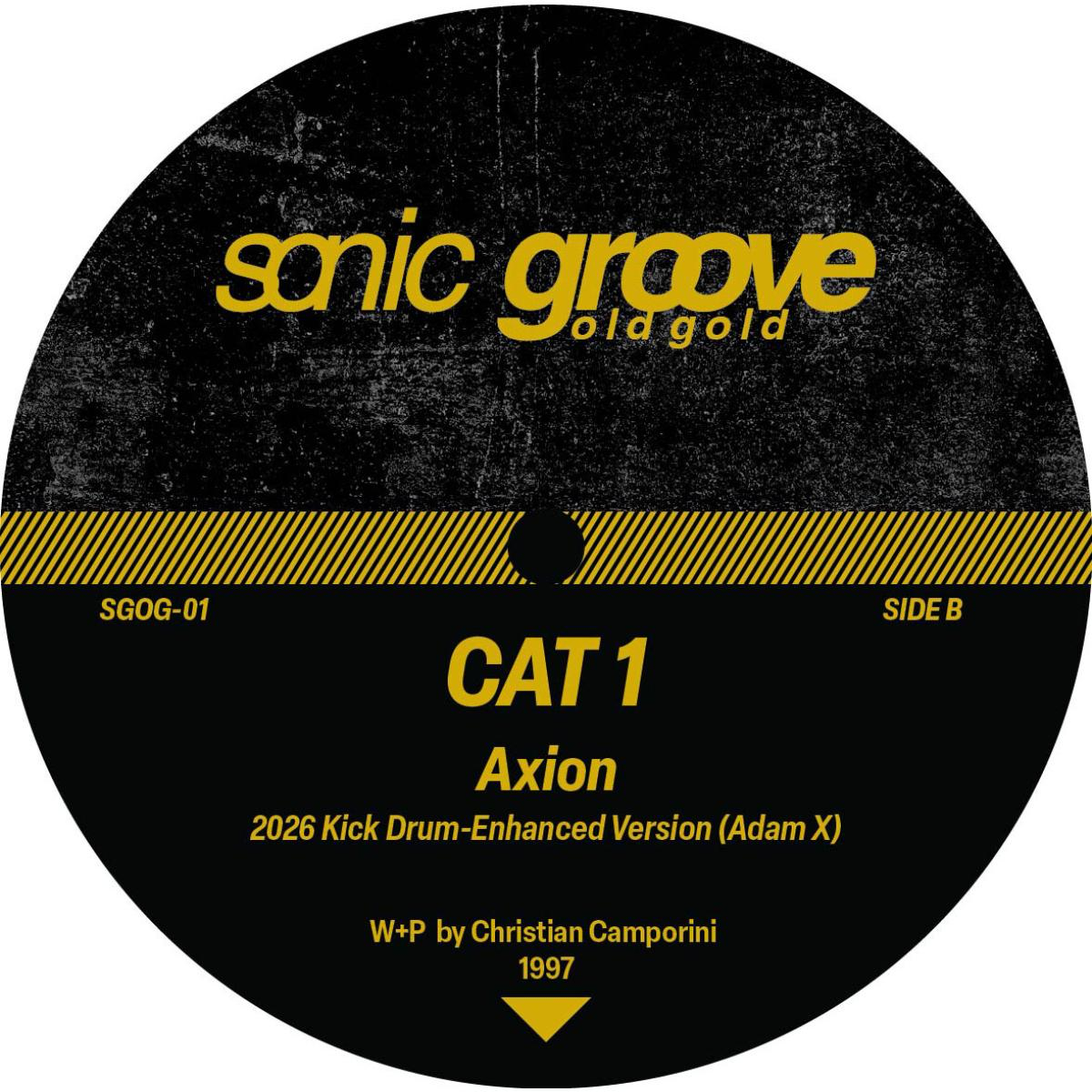CAT 1 - (PRESALE 7/3/26) Revolution / Axion (Adam X Kick Induced Edits) (VINYL) | Mint (M) Mint (M) - TECHNO/ACID *NEW*