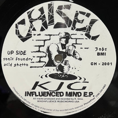 KJG - Influenced Mind EP (VINYL LP) | Excellent (EX) Generic - TECHNO/ACID / USED *EXCELLENT*