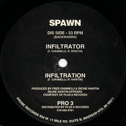 Spawn Blond Feat. Jimi Dred - Infiltrator (VINYL 12" PROBE PRO 3 AUG 1991) | Near Mint (NM or M-) Generic - TECHNO/ACID / USED *NEAR MINT*