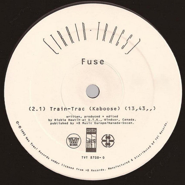 FUSE - Train-Tracs (VINYL) | Very Good Plus (VG+) Near Mint- (NM-) - TECHNO/ACID / USED *VERY GOOD+*