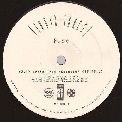 FUSE - Train-Tracs (VINYL) | Very Good Plus (VG+) Near Mint- (NM-) - TECHNO/ACID / USED *VERY GOOD+*