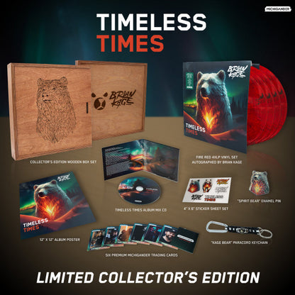 Brian Kage - Timeless Times : Collector's Edition Wooden Box | Mint (M) Mint (M) - TECHNO *BOX/SEALED*