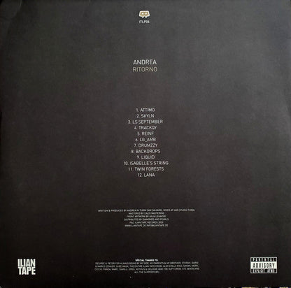 Andrea - Ritorno (2xVINYL) | Mint (M) Mint (M) - TECHNO/BREAKS *NEW*