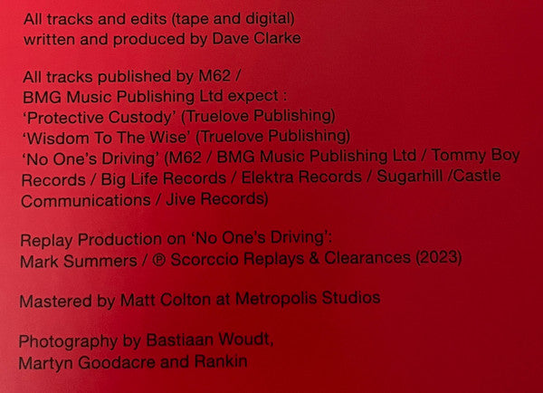Dave Clarke - Archive One And The Red Series (Deluxe Edition) *BOX* | Mint (M) Mint (M) - TECHNO *COLOR/SEALED*