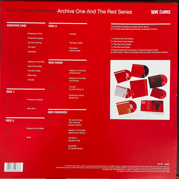Dave Clarke - Archive One And The Red Series (Deluxe Edition) *BOX* | Mint (M) Mint (M) - TECHNO *COLOR/SEALED*