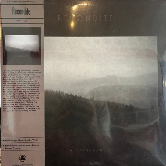 Recondite - Hinterland | Mint (M) Mint (M) - TECHNO *COLOR*