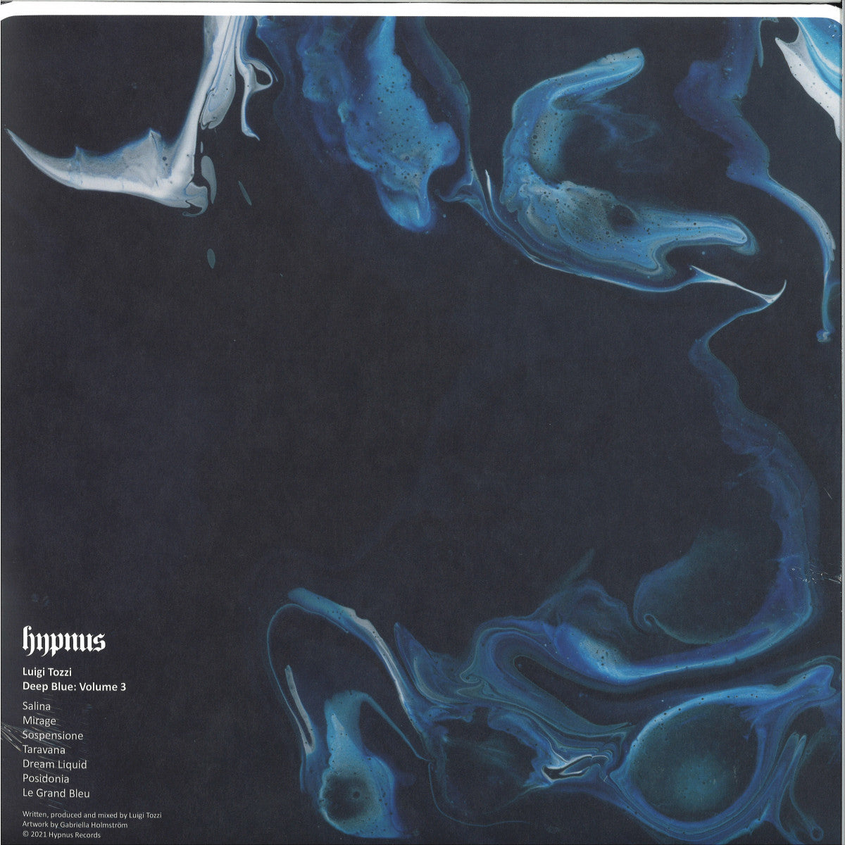 Luigi Tozzi - Deep Blue: Volume 3 (VINYL 2xLP Hypnus) | NEW - TECHNO/DEEP *NEW*
