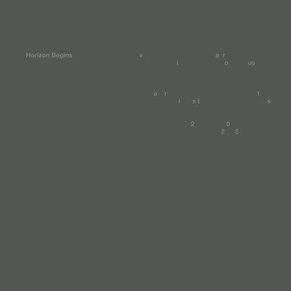 (PRE-ORDER 10/24/25) Horizon Begins 1 (VINYL) | Mint (M) Mint (M) - TECHNO/DEEP *NEW*