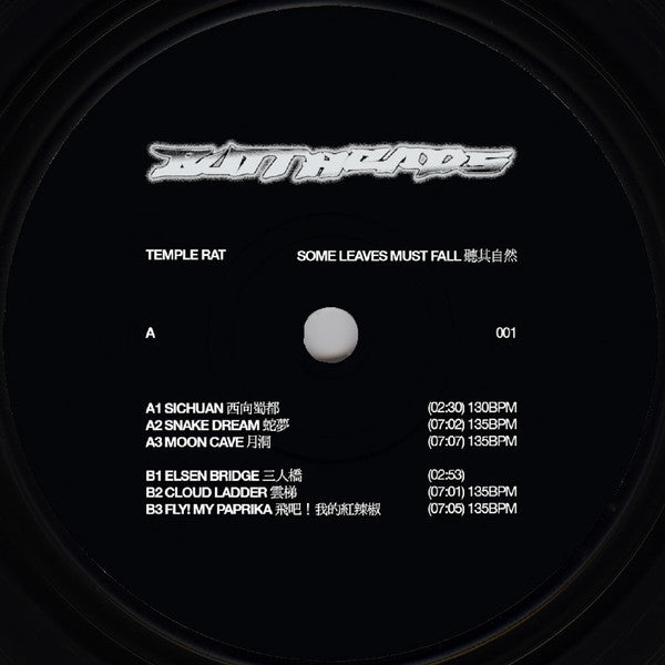 Some Leaves Must Fall 聽其自然 (VINYL 12") | Mint (M) Mint (M) - TECHNO/DEEP *NEW*