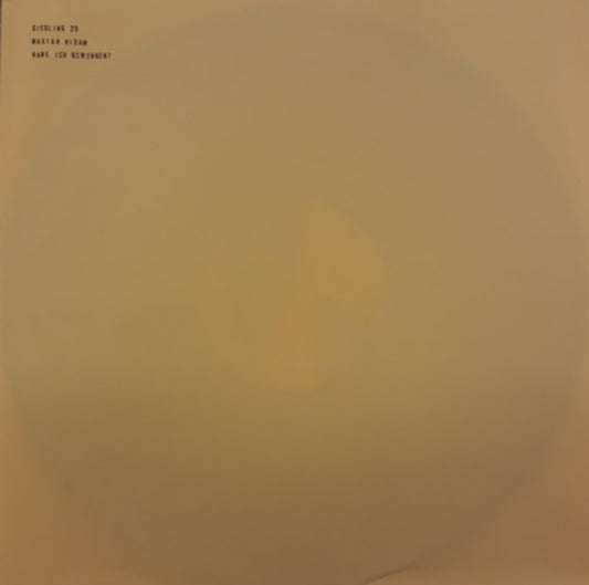 Maayan Nidam - Habe Ich Gewonnen? | Mint (M) Mint (M) - TECHNO/DEEP