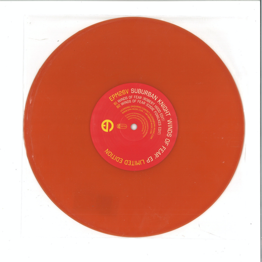 Suburban Knight - (PRESALE 8/24/26) Winds of Fear (ORANGE VINYL 10" EPM Music EPM26V 2023) | - TECHNO/DETROIT *NEW/COLOR*
