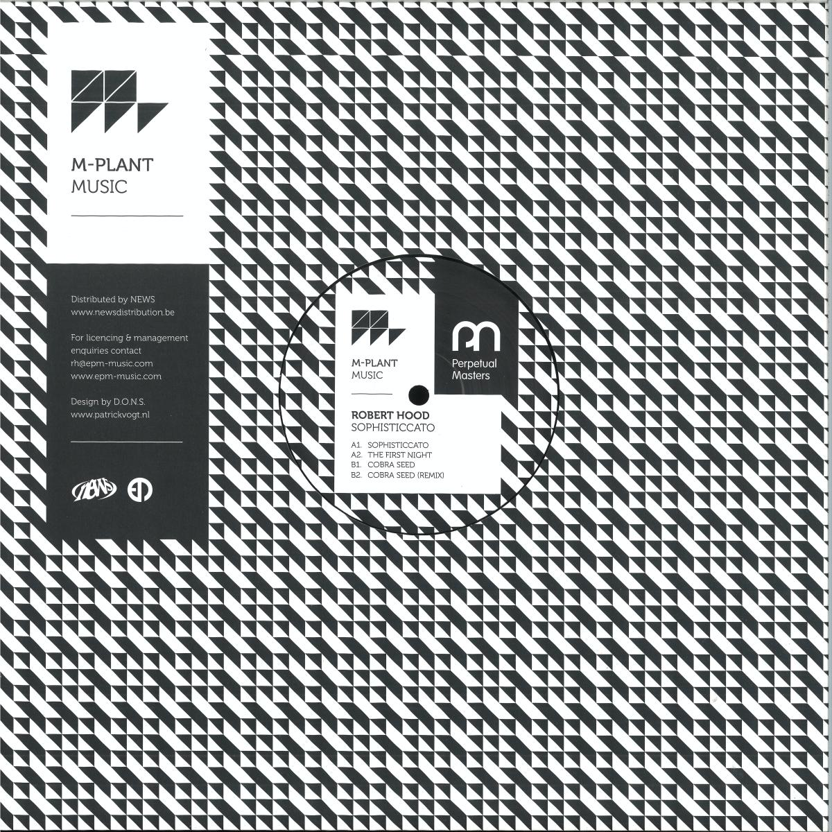 Robert Hood - (PRESALE) Sophisticcato (VINYL) | Mint (M) Mint (M) - TECHNO/DETROIT *NEW*