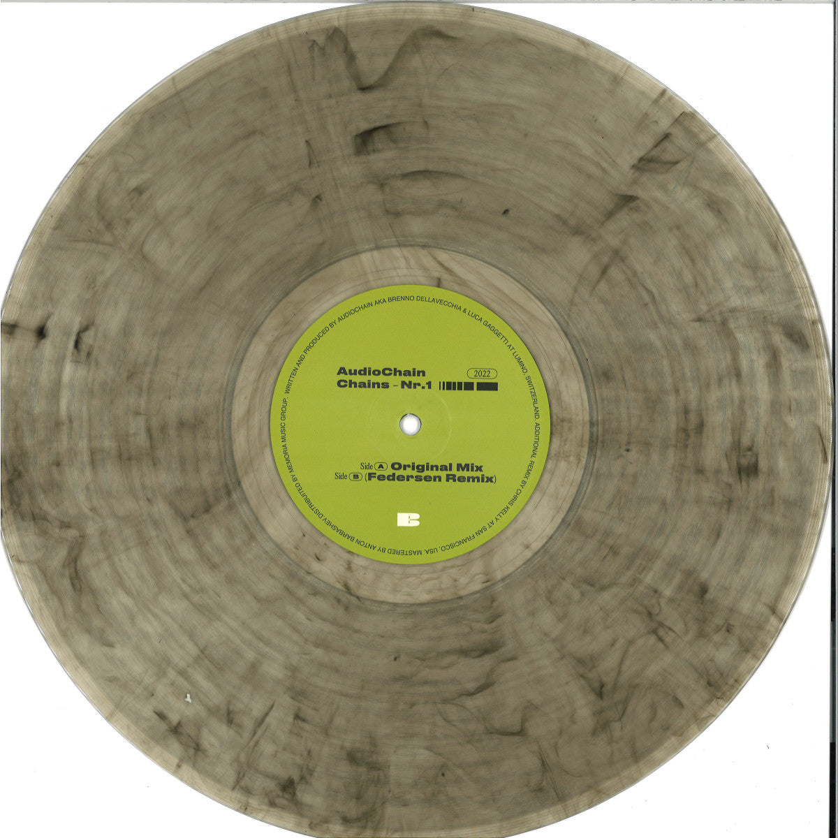 AudioChain - (PRESALE 10/8/26) Chains Nr. 1 (SMOKEY VINYL 12" Introspection Audio Limited) | NEW - TECHNO/DUB *NEW/COLOR*