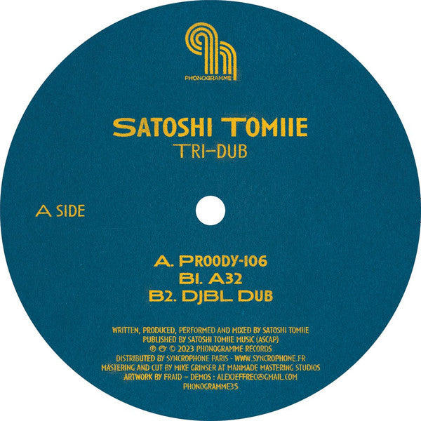 Tri-Dub (BLUE VINYL) | Mint (M) Generic - TECHNO/DUB *NEW/COLOR*