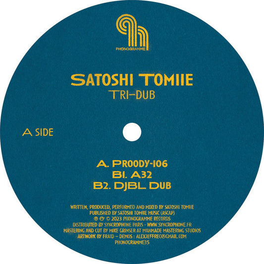 Tri-Dub (BLUE VINYL) | Mint (M) Generic - TECHNO/DUB *NEW/COLOR*