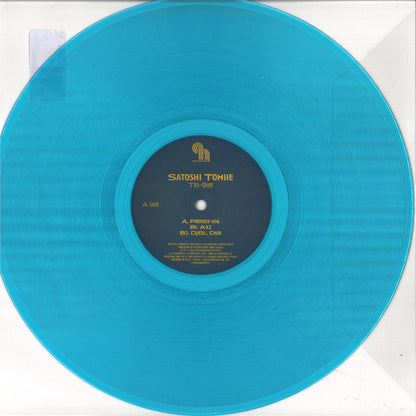 Satoshi Tomiie - (PRESALE 10/13/26) Tri Dub (BLUE VINYL 12" Phonogramme) | NEW Mint (M) Generic - TECHNO/DUB *NEW/COLOR*