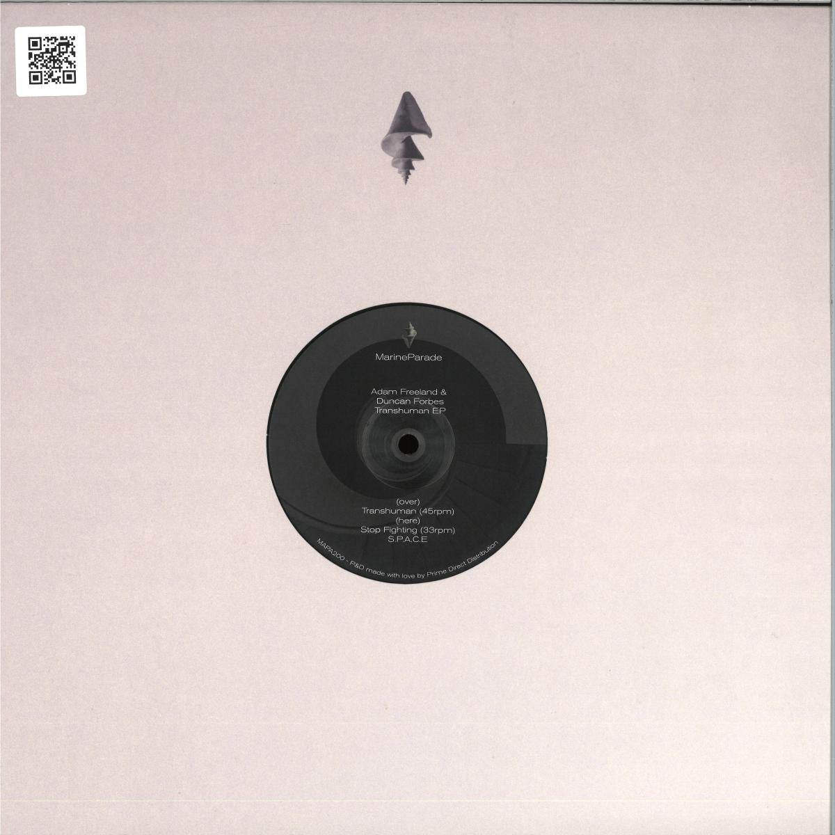 Adam Freeland & Duncan Forbes - Transhuman (VINYL 12" Marine Parade) | NEW - TECHNO/DUB *NEW*