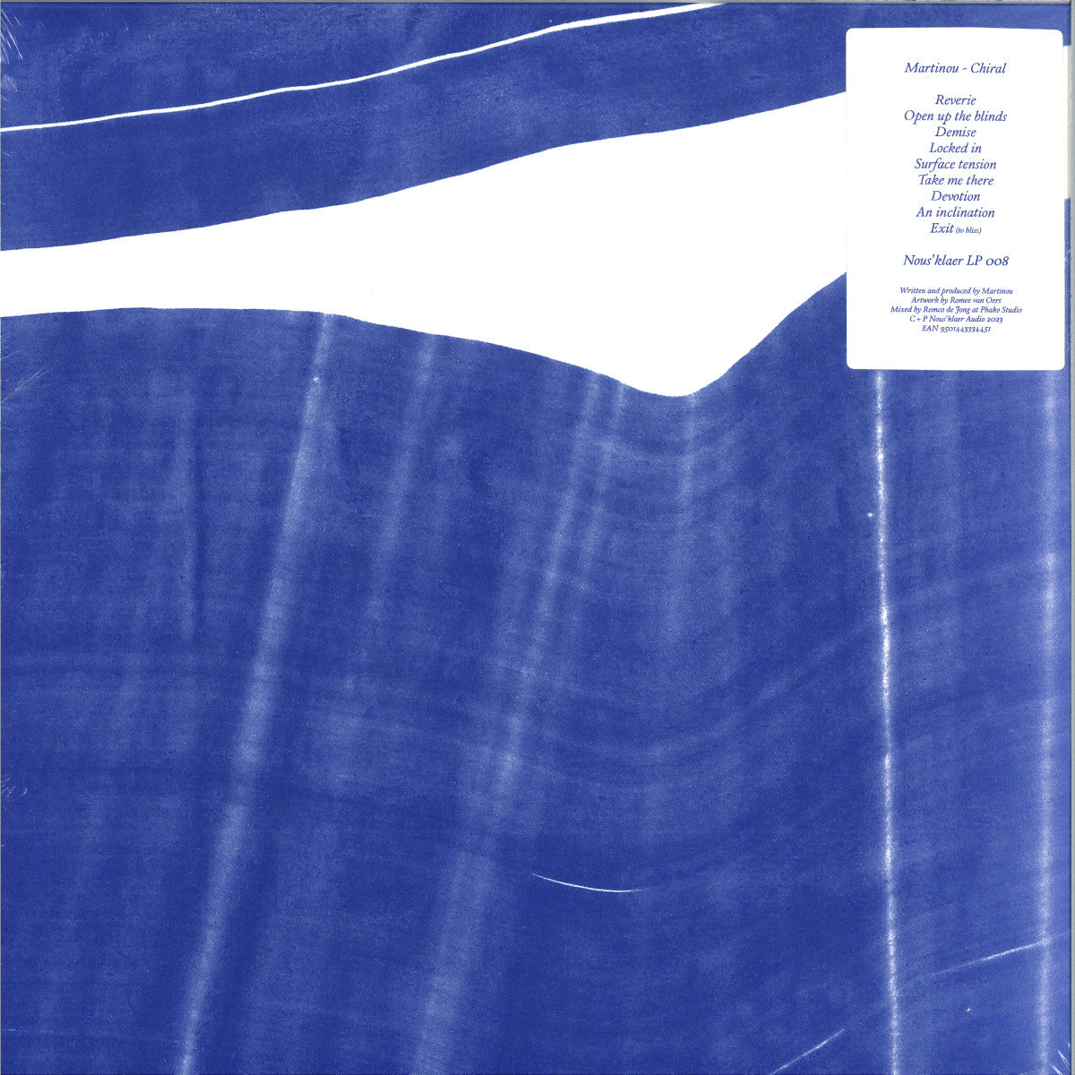 Martinou - Chiral (VINYL 2xLP Nous'klaer Audio) | NEW - TECHNO/DUB *NEW*