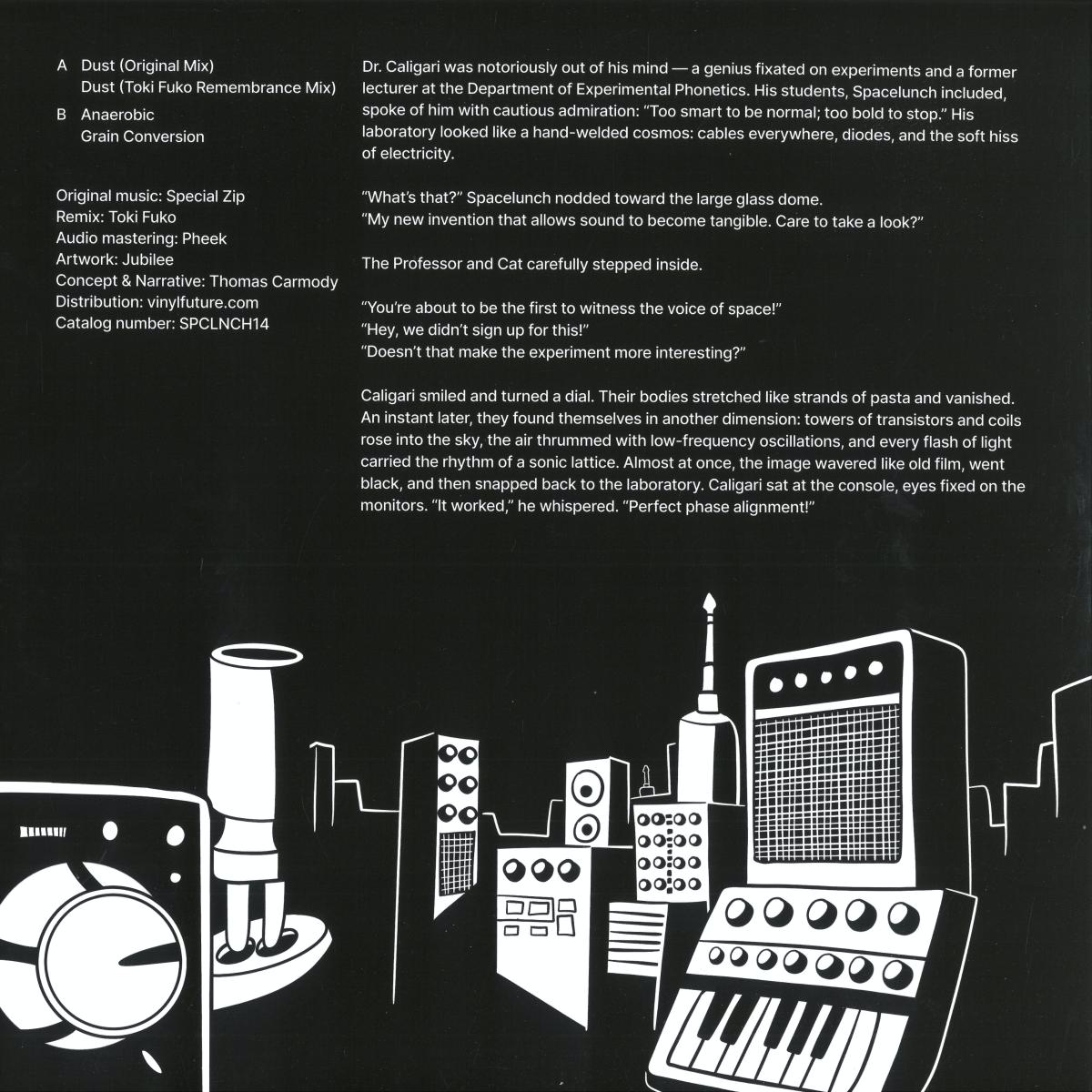 Special Zip - (PRESALE 6/23/26) Dr. Caligari's Experiment (VINYL) | Mint (M) Mint (M) - TECHNO/DUB *NEW*