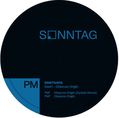 Geert - Obscure Origin | Mint (M) Mint (M) - TECHNO/DUB